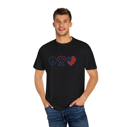 Patriotic Graphic Men's T-shirt
