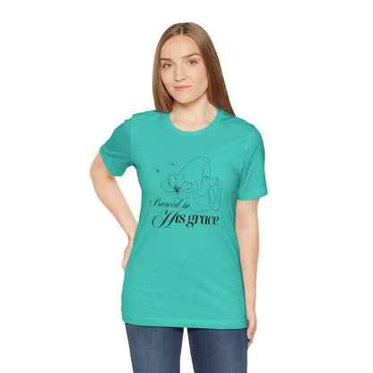 Brewed In His Grace (Black) Women's T-Shirt